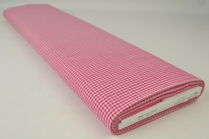 Cotton gingham checks 2.5 mm 162-02 dark pink