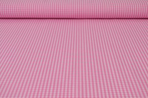 Cotton gingham checks 2.5 mm 162-03 pink