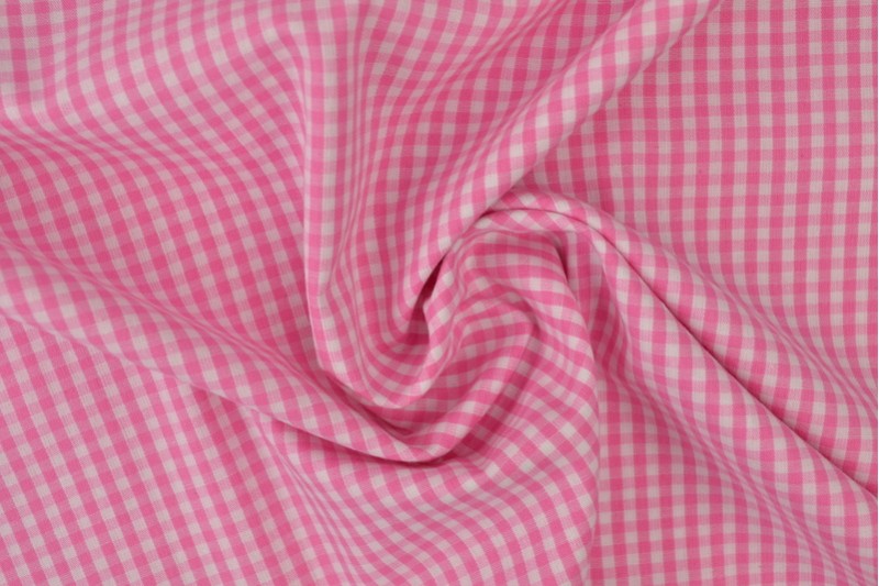 Cotton gingham checks 2.5 mm 162-03 pink