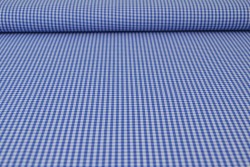Cotton gingham checks 2.5 mm 162-07 blue