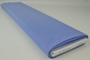 Cotton gingham checks 2.5 mm 162-07 blue