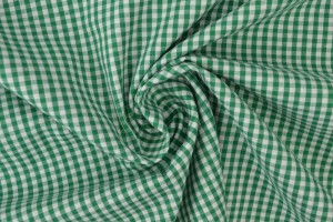 Cotton gingham checks 2.5 mm 162-09 dark green