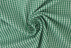 Cotton gingham checks 2.5 mm 162-09 dark green