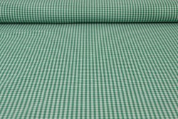Cotton gingham checks 2.5 mm 162-09 dark green