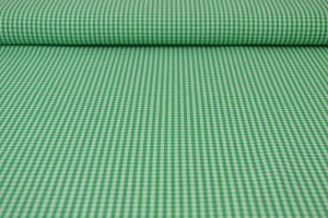 Cotton gingham checks 2.5 mm 162-10 green
