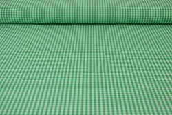 Cotton gingham checks 2.5 mm 162-10 green