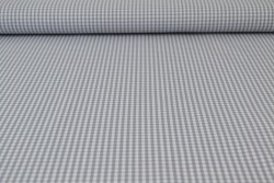 Cotton gingham checks 2.5 mm 162-11 grey