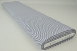 Cotton gingham checks 2.5 mm 162-11 grey