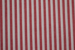 Cotton gingham stripes 6.5 mm 165-01 red