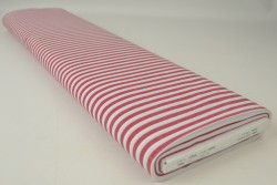 Cotton gingham stripes 6.5 mm 165-01 red