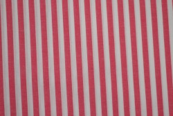 Cotton gingham stripes 6.5 mm 165-02 dark pink