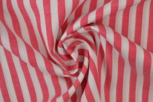 Cotton gingham stripes 6.5 mm 165-02 dark pink