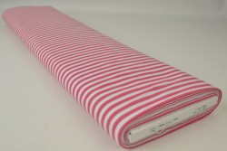 Cotton gingham stripes 6.5 mm 165-02 dark pink