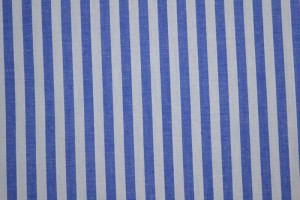 Cotton gingham stripes 6.5 mm 165-07 blue