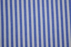 Cotton gingham stripes 6.5 mm 165-07 blue