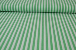 Cotton gingham stripes 6.5 mm 165-10 green