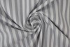 Cotton gingham stripes 6.5 mm 165-11 grey