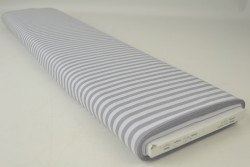 Cotton gingham stripes 6.5 mm 165-11 grey