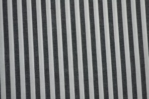 Cotton gingham stripes 6.5 mm 165-13 black