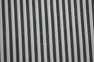 Cotton gingham stripes 6.5 mm 165-13 black