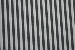 Cotton gingham stripes 6.5 mm 165-13 black