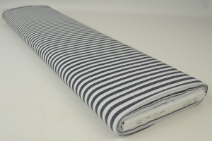 Cotton gingham stripes 6.5 mm 165-13 black