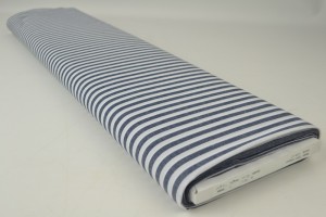 Cotton gingham stripes 6.5 mm 165-14 navy