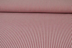 Cotton gingham stripes 2.5 mm 167-01 red