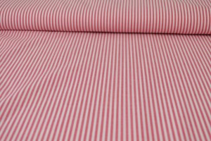 Cotton gingham stripes 2.5 mm 167-02 dark pink
