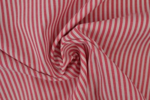 Cotton gingham stripes 2.5 mm 167-02 dark pink