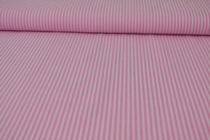 Cotton gingham stripes 2.5 mm 167-03 pink