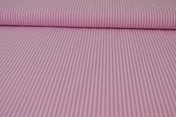 Cotton gingham stripes 2.5 mm 167-03 pink