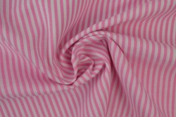 Cotton gingham stripes 2.5 mm 167-03 pink