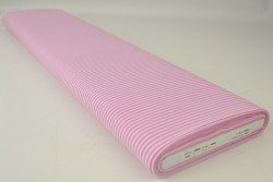 Cotton gingham stripes 2.5 mm 167-03 pink