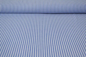 Cotton gingham stripes 2.5 mm 167-07 blue