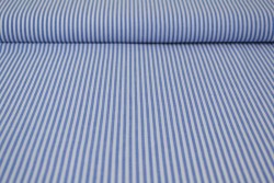 Cotton gingham stripes 2.5 mm 167-07 blue
