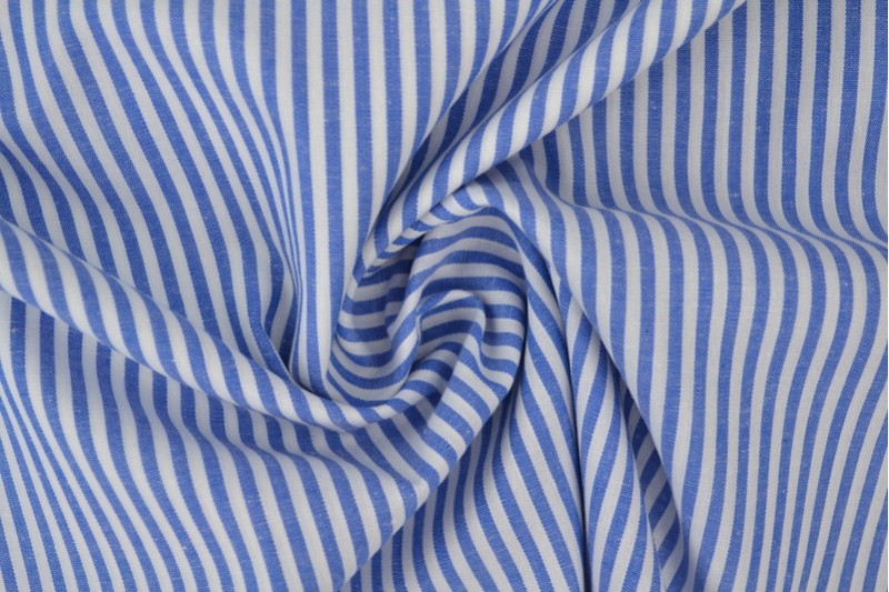 Cotton gingham stripes 2.5 mm 167-07 blue