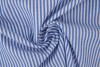 Cotton gingham stripes 2.5 mm 167-07 blue