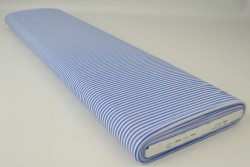 Cotton gingham stripes 2.5 mm 167-07 blue