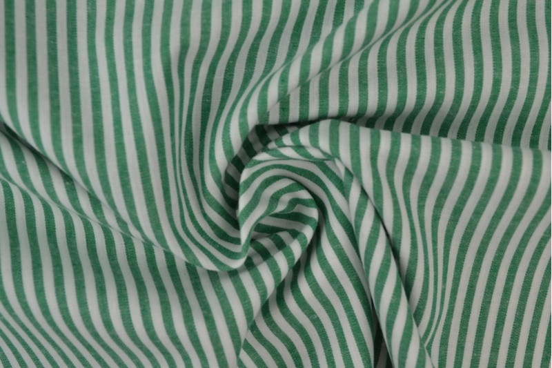 Cotton gingham stripes 2.5 mm 167-09 dark green