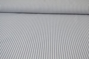 Cotton gingham stripes 2.5 mm 167-11 grey