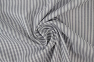 Cotton gingham stripes 2.5 mm 167-11 grey