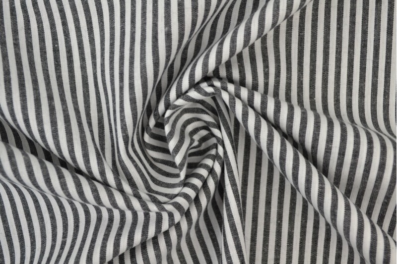 Cotton gingham stripes 2.5 mm 167-13 black