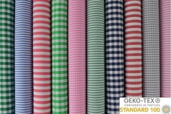 Cotton Gingham Checks & Stripes