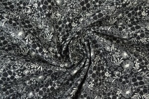Cotton print 8115-4 black