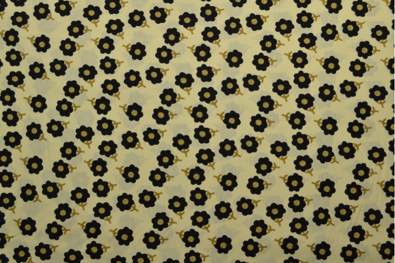 Cotton print 8204-4 black
