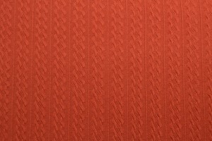 Jacquard cable knit fabric 42 copper