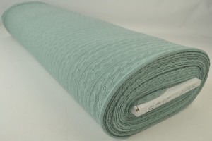 Jacquard cable knit fabric 34 old green