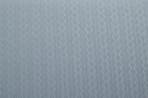 Jacquard cable knit fabric 25 silvergrey