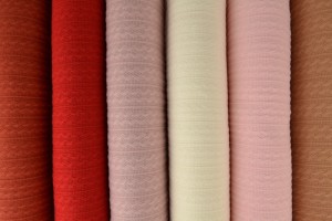 Jacquard cable knit fabric